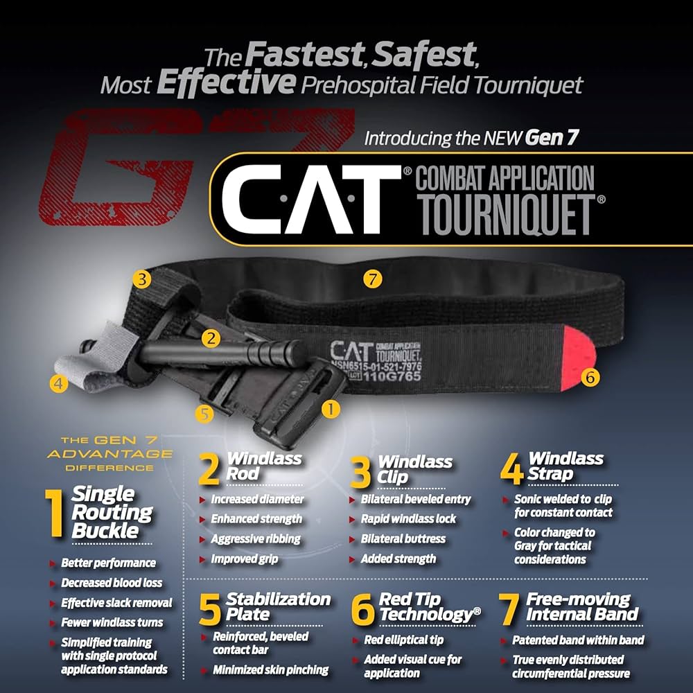 CAT gen. 7 harctéri érszorító (NSN)