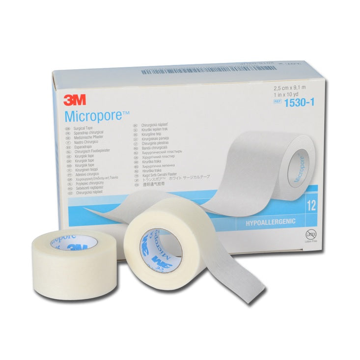 3M Micropore ragtapasz 2,5 cm × 5 m