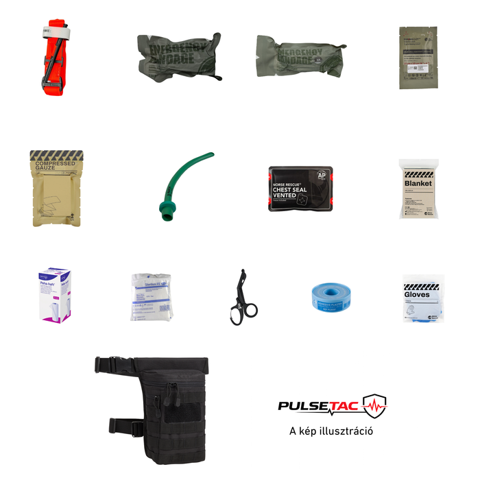 Medic „BUDGET” Trauma Kit, választható combtáskával