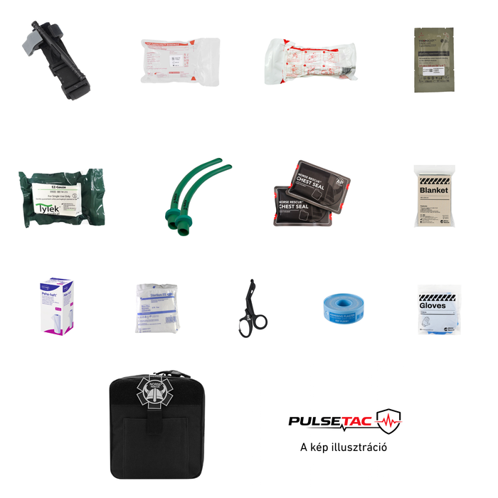 Medic „STANDARD” Trauma Kit, választható combtáskával