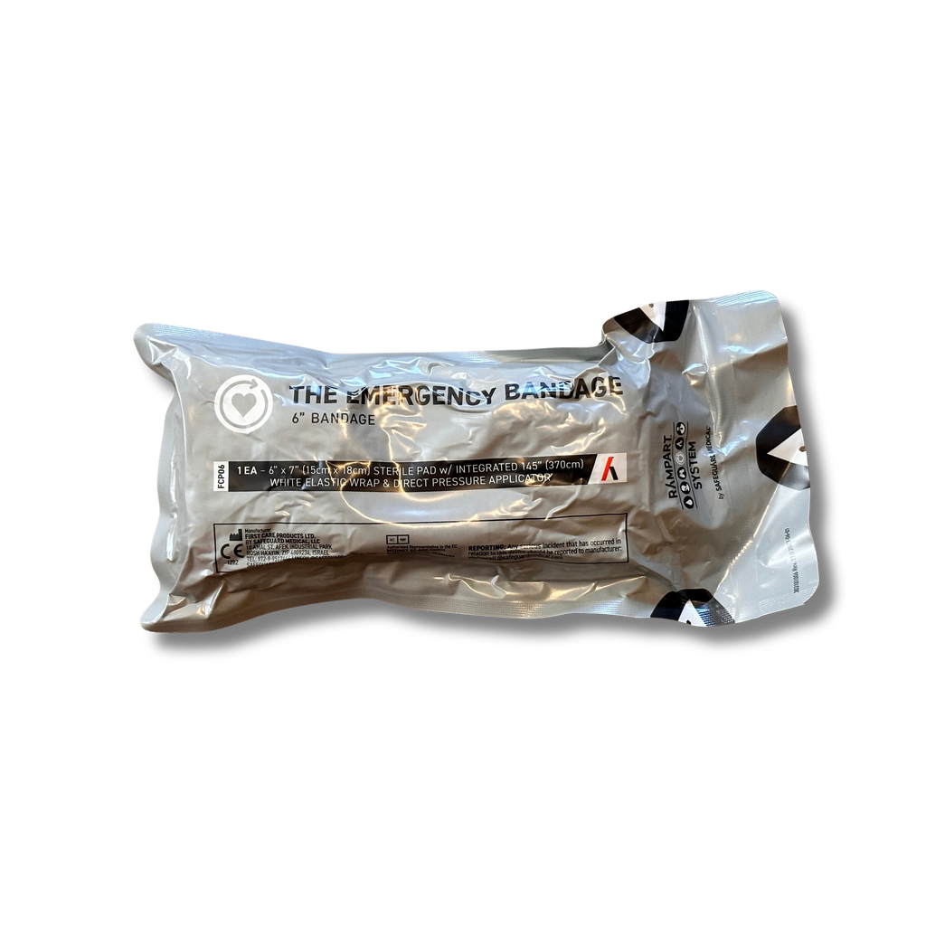 Safeguard Medical® Emergency Bandage® 6” Fehér (NSN)
