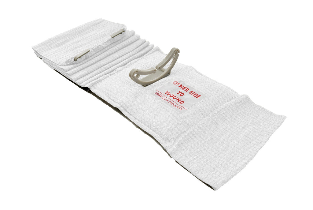 Safeguard Medical® Emergency Bandage® 4” Fehér (NSN)