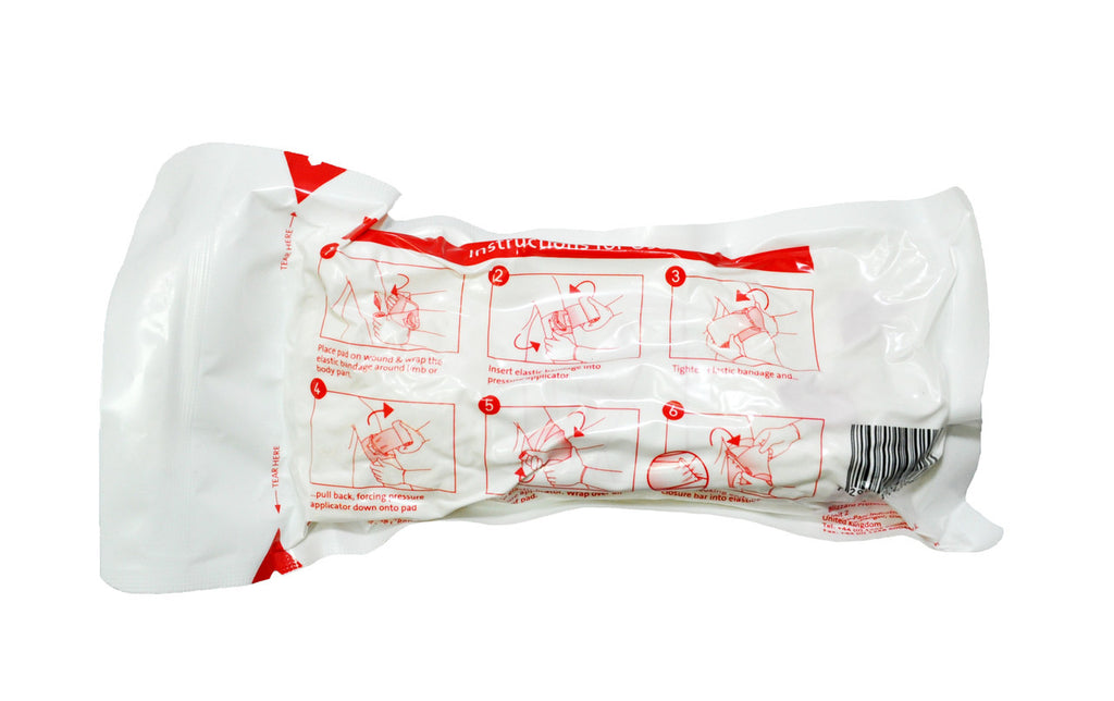 Safeguard Medical® Emergency Bandage® 4” Fehér (NSN)